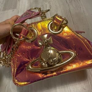 Vivienne Westwood Yasmin iridescent purse